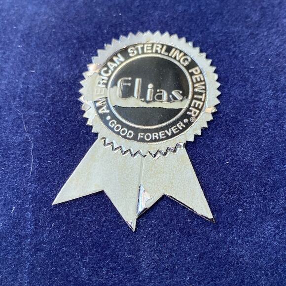 Elias Artmetal Fine Pewter & Sterling Heart Victorian Style RARE & VINTAGE Frame - Picture 10 of 13